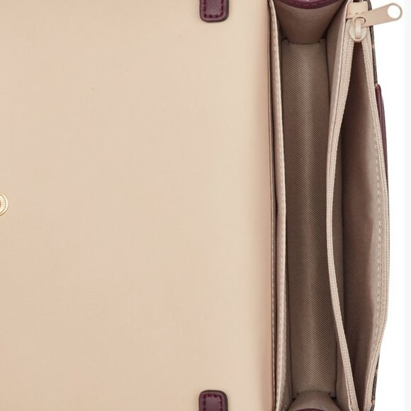 Nine West Gray Burgundy Phone Wallet Crossbody Bag NWOT - Picture 6 of 7